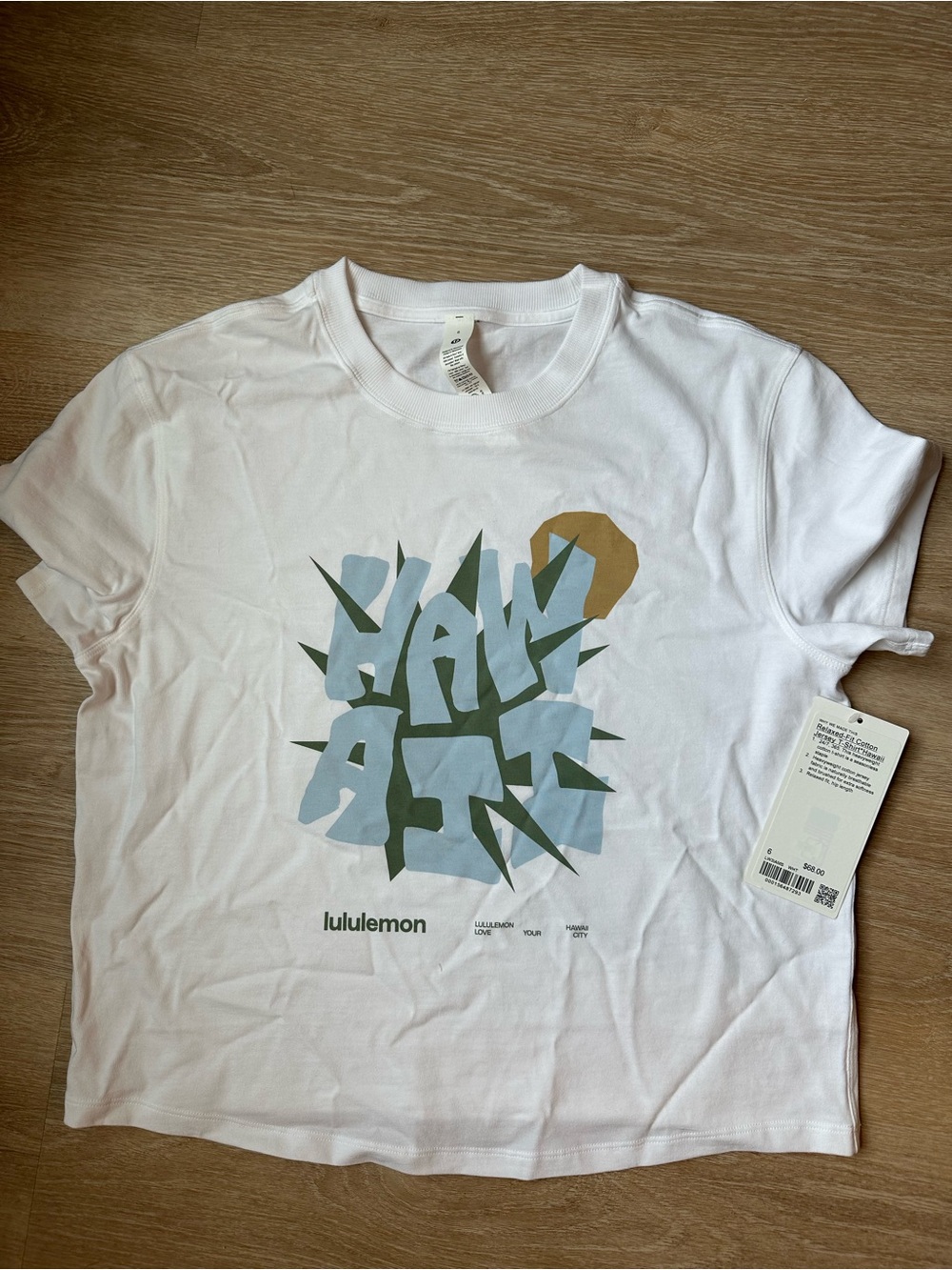 Lululemon Hawaii relaxed fit cotton jersey T-shirt